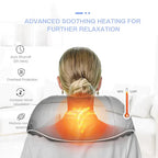 Shiatsu massage cushion used on lower back and waist