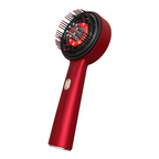 Vibrating massage comb with red light therapy for hair growth