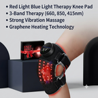 Graphene heating pad set includes knee wrap, extension strap, and mugwort therapy bag