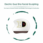 Electric Gua Sha Facial Sculpting Device - Red Light Therapy + Heat + Vibration for Anti-Aging