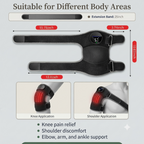 Graphene heating pad charging port and power button detail