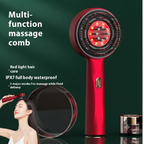 Vibrating Massage Comb with Red Light Therapy - Hair Growth & Scalp Health Device