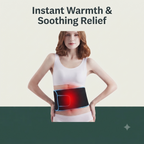 Infrared Therapy Waist Belt - Red Light Therapy for Pain Relief, Menstrual Comfort & Belly Warming