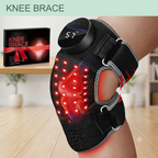 LED Red Light Therapy Pad - Red/Infrared/Blue LED + Vibration + Heat for Joint & Muscle Pain Relief
