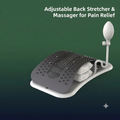 Adjustable Back Stretcher & Massager - Magnetic Therapy for Lower Back Pain Relief