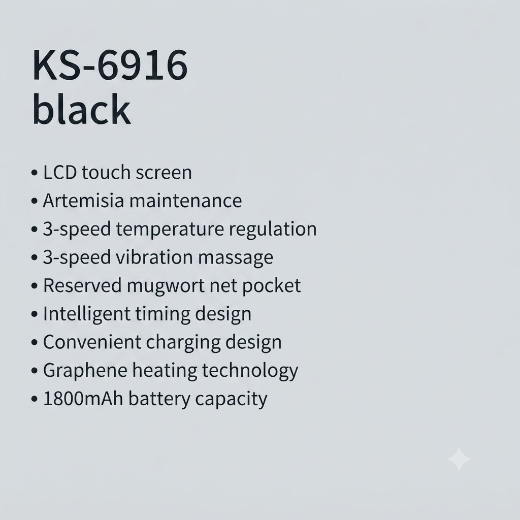 Graphene heating pad touchscreen control with temperature and massage modes