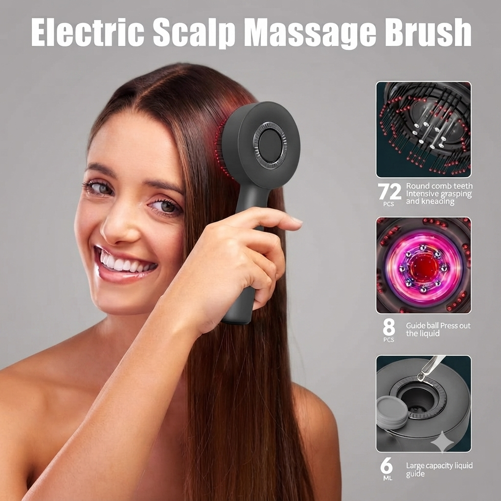 Vibrating massage comb dimensions and specifications
