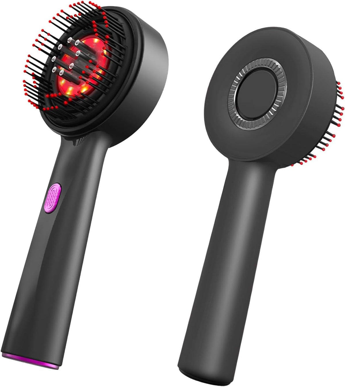 Vibrating massage comb oil applicator with 6ml tank for scalp treatments